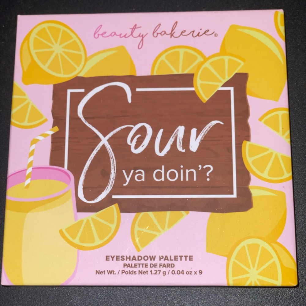 Beauty Bakerie Sour Ya Doin' Lemon Eyeshadow Palette